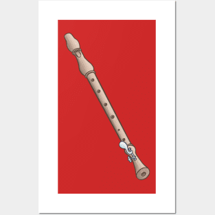 Alto treble recorder Posters and Art